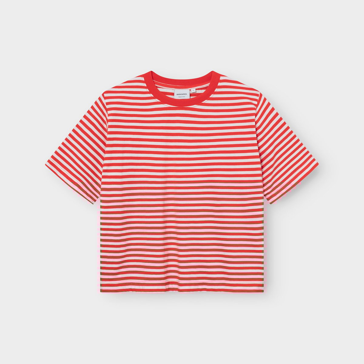 T-shirt Vadstena Stripes Grenadine Red