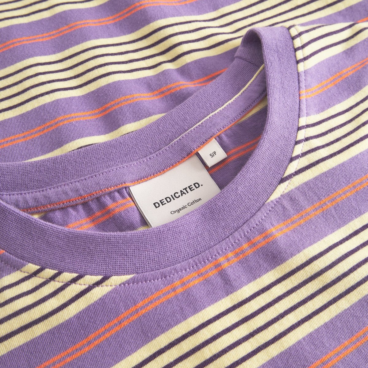 T-shirt Vadstena Retro Stripe Haze Purple