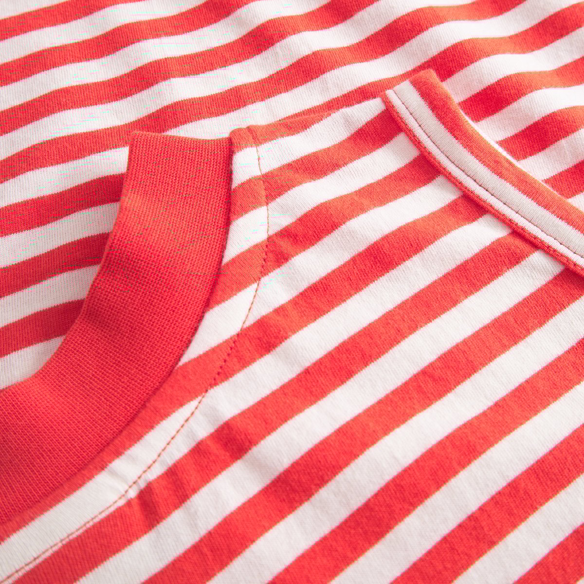 Top Namsos Stripes Grenadine Red