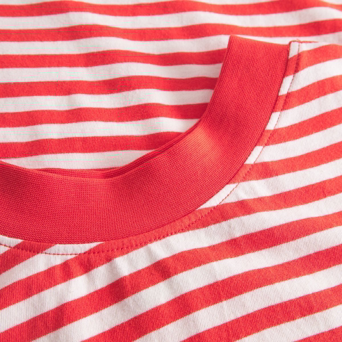 Top Namsos Stripes Grenadine Red