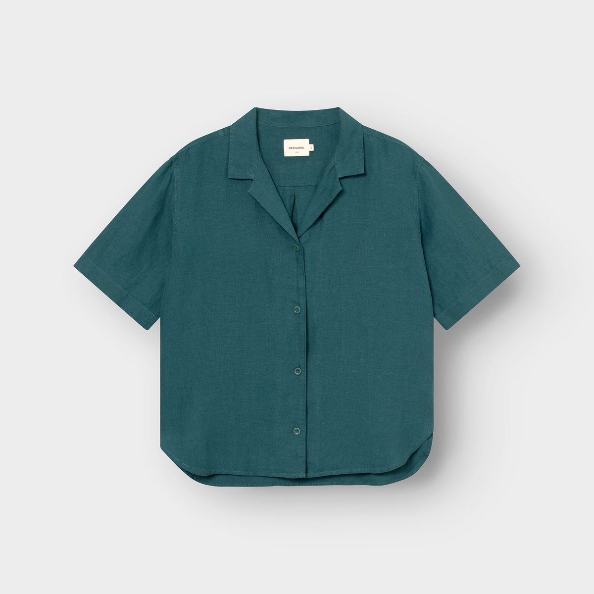 Shirt Torup Linen Mediterranea Green