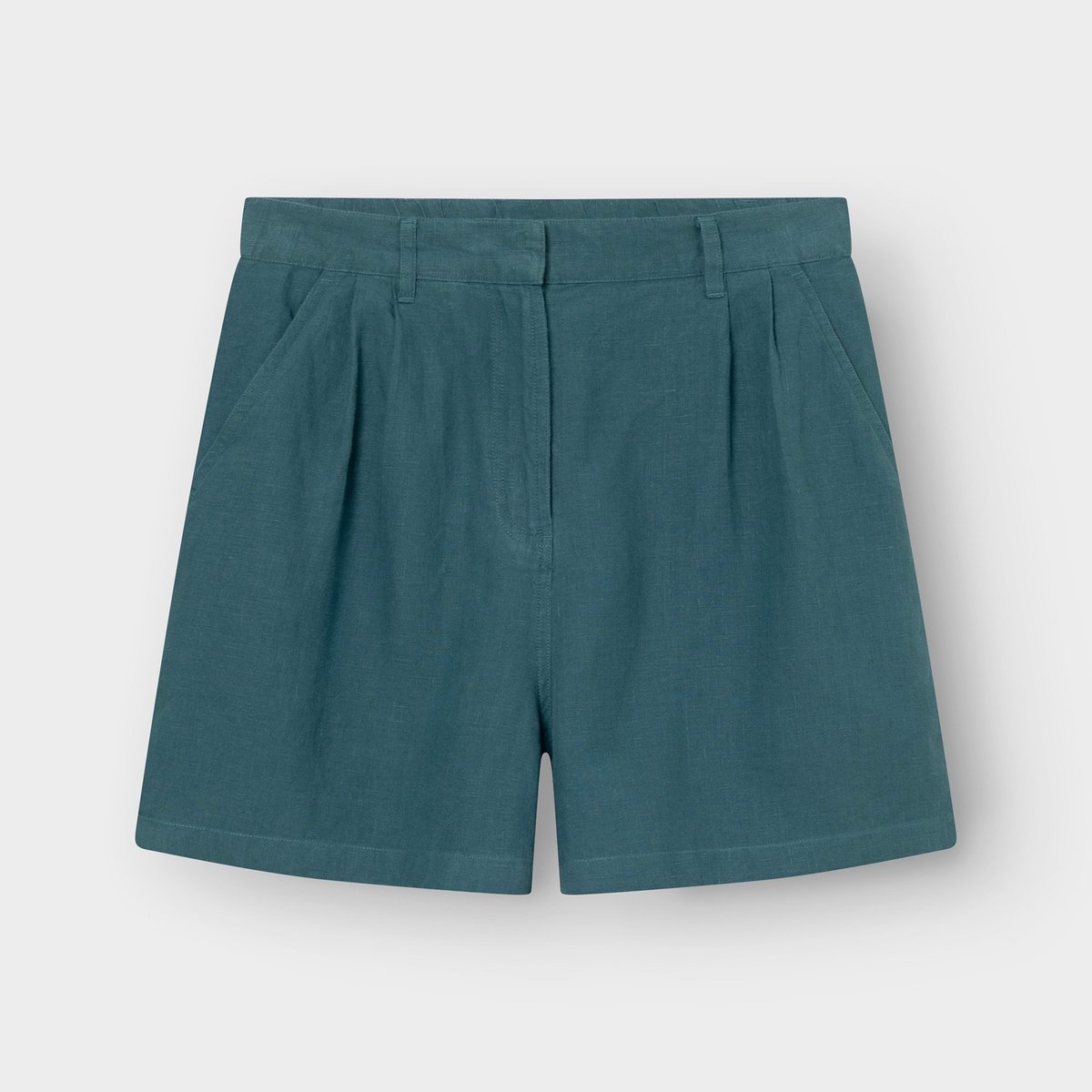Shorts Djupvik Linen Mediterranea Green
