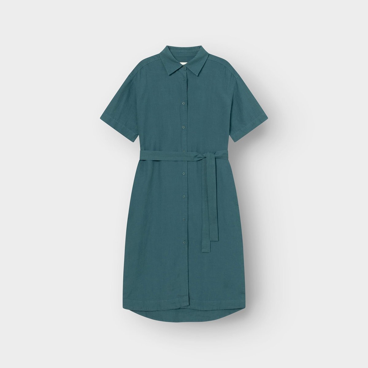 Shirt Dress Ripa Linen Mediterranea Green