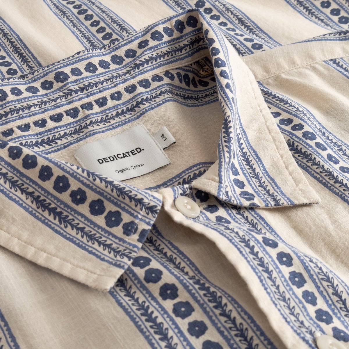 Shirt Brantevik Floral Stripe Blue