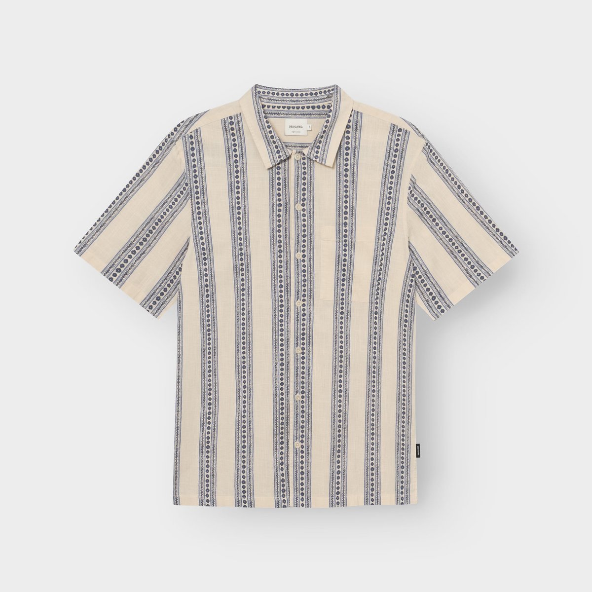 Shirt Brantevik Floral Stripe Blue