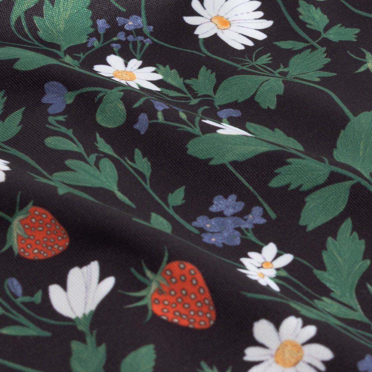 Bikini Top Orust Strawberry Field Black