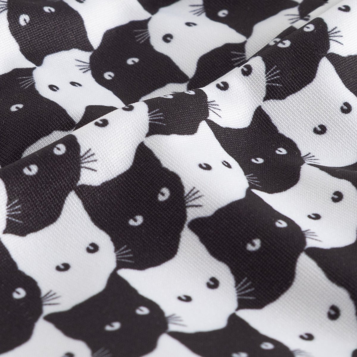 Bikini Bottoms Sanda Pepita Cats Black