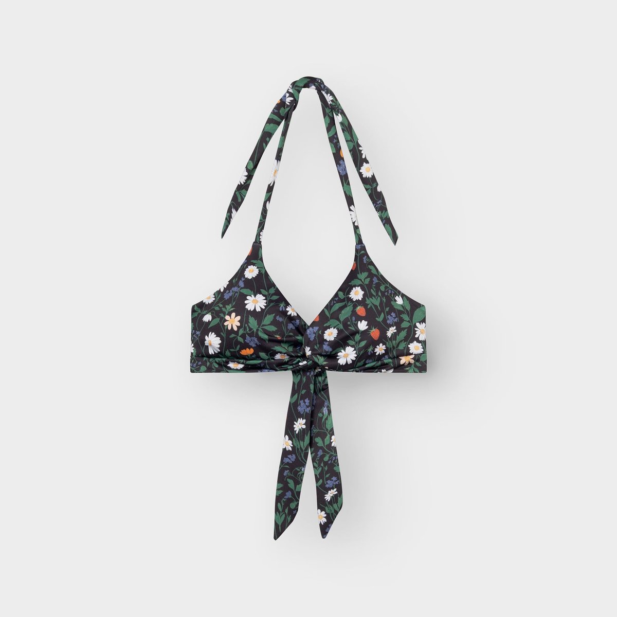 Bikini Top Gullholma Strawberry Field Black