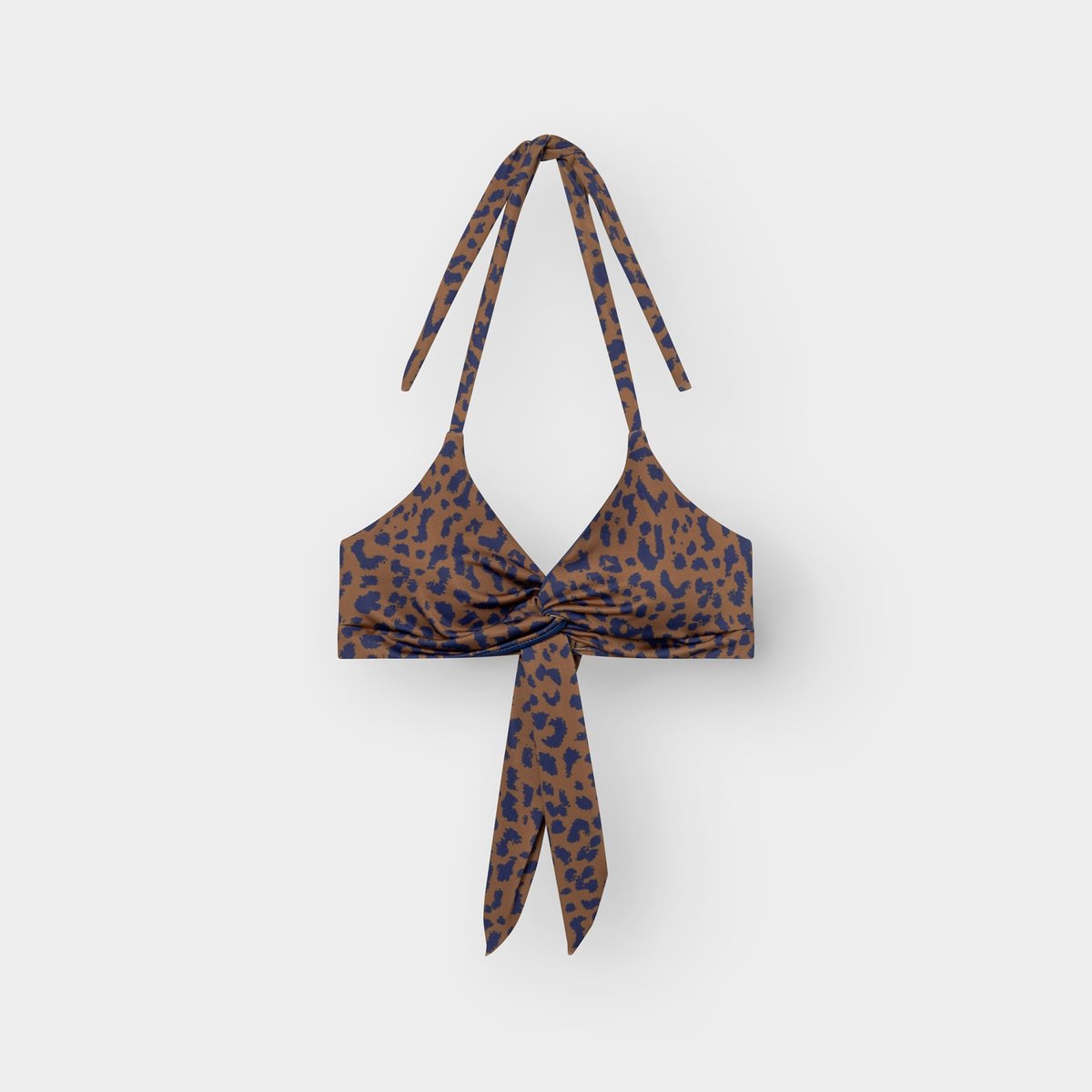 Bikini Top Gullholma Leopard Light Brown