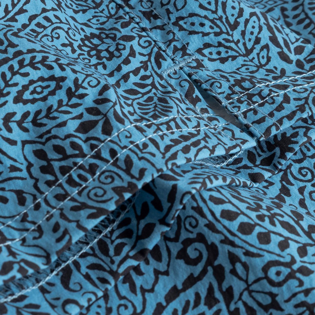 Swim Shorts Birka Paisley Leaf Blue