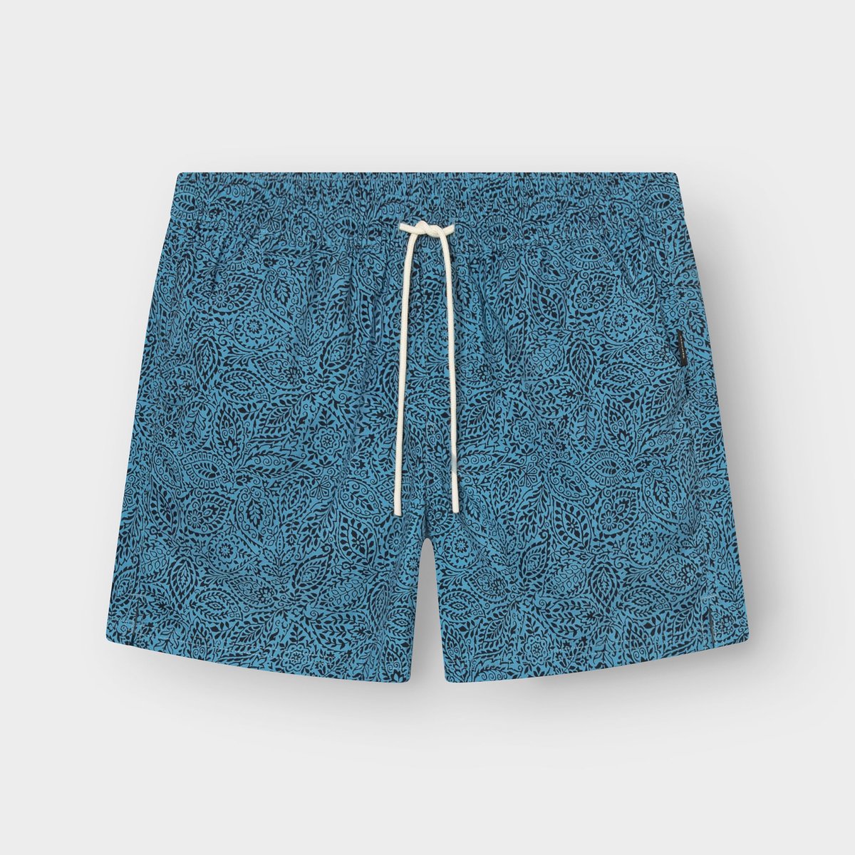 Swim Shorts Birka Paisley Leaf Blue