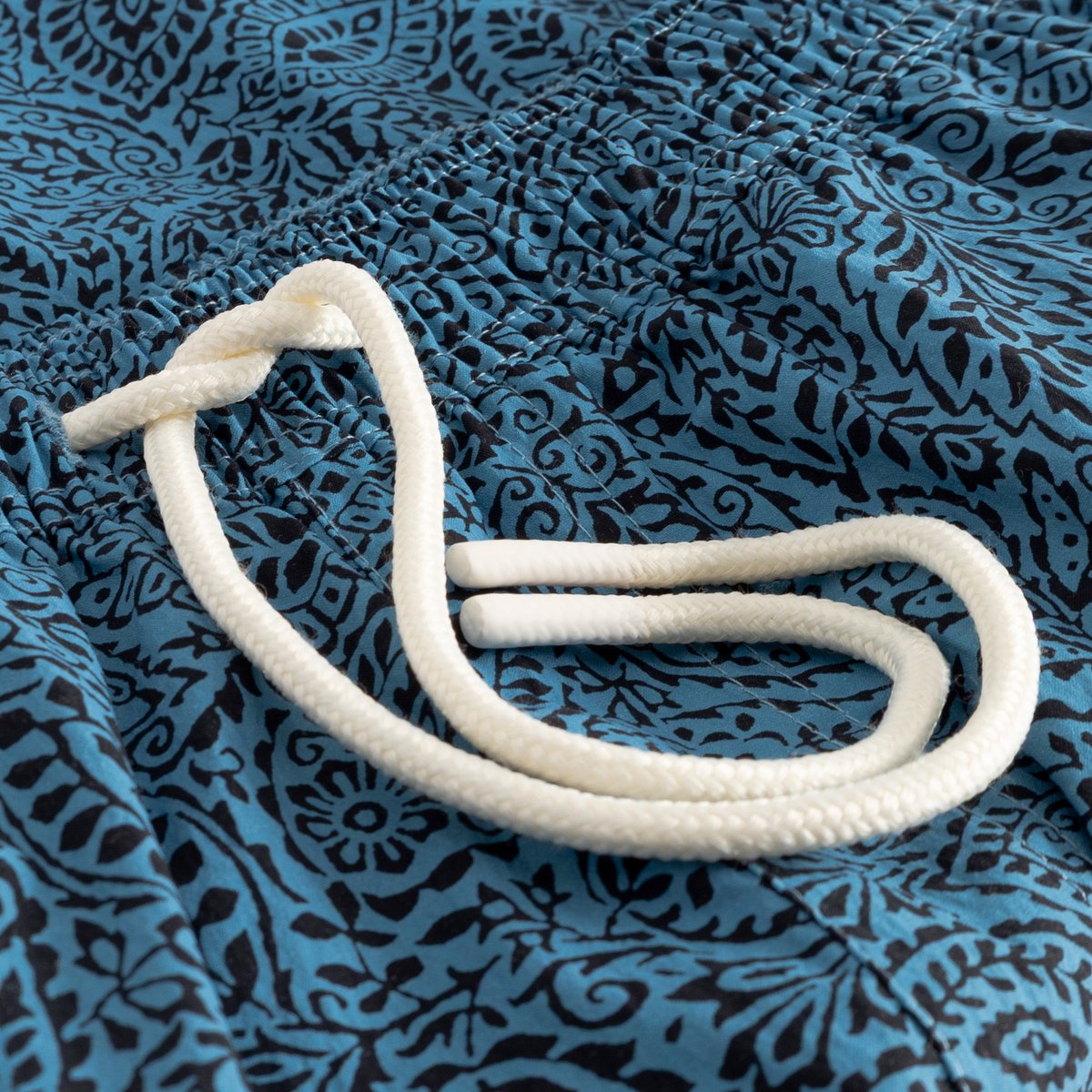 Swim Shorts Birka Paisley Leaf Blue