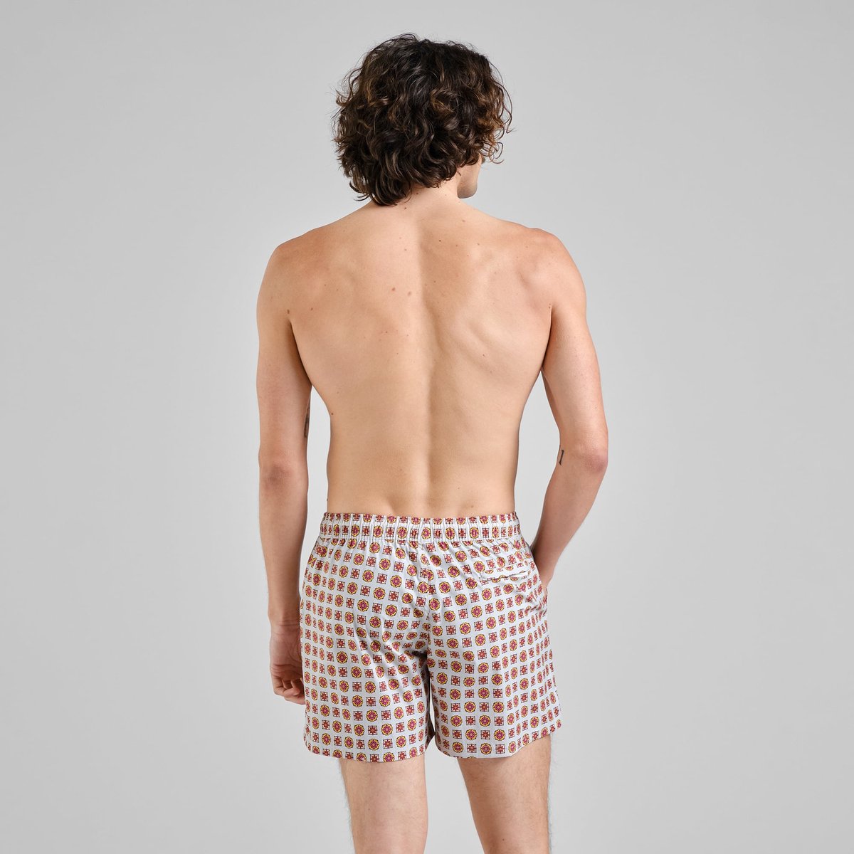 Swim Shorts Birka Medallion Checks Multi Color