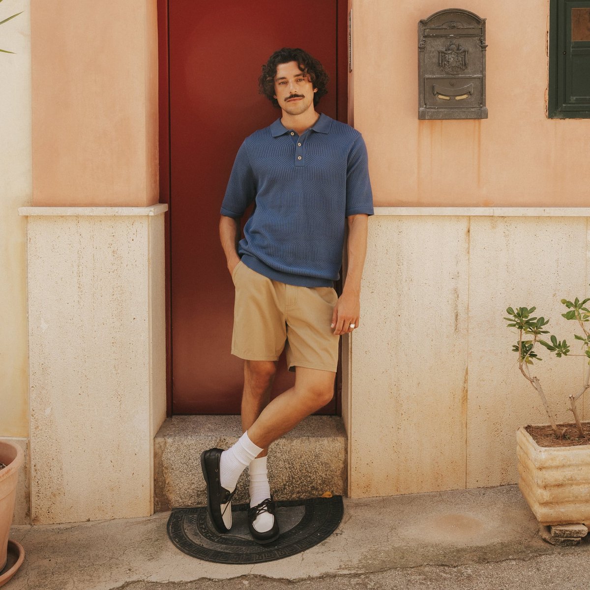 Chino Shorts Olmen Kelp Beige