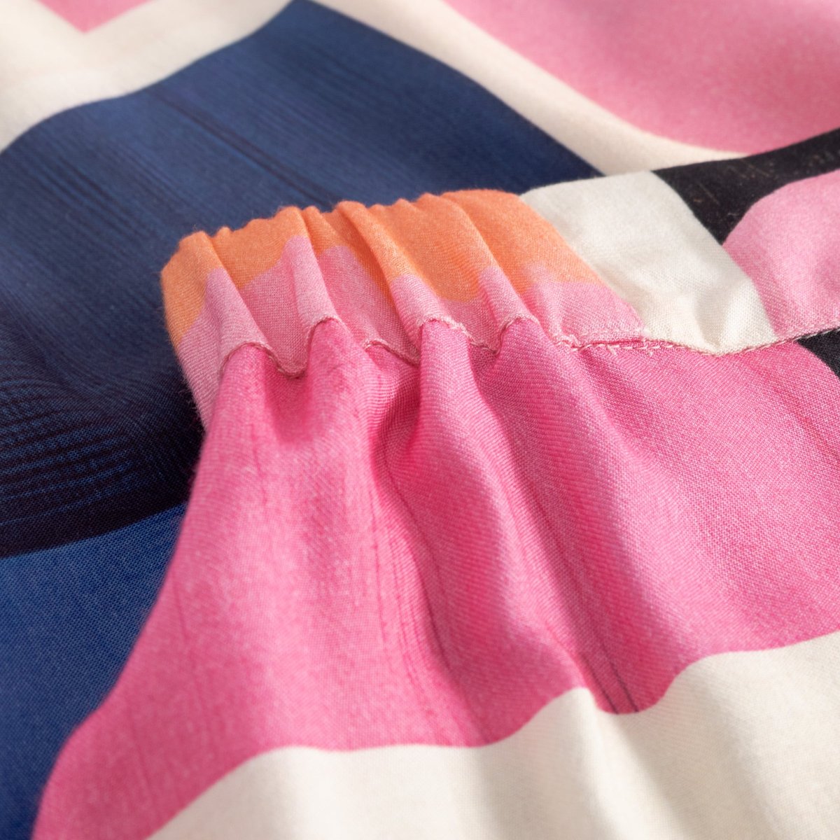 Skirt Viken Abstract Block Multi Color