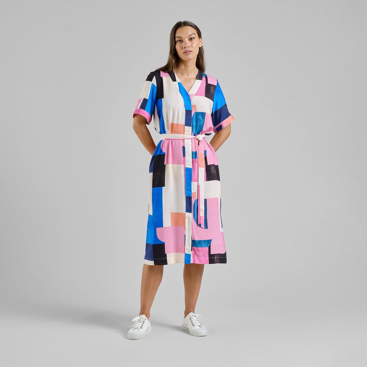 Dress Kallvik Abstract Block Multi Color