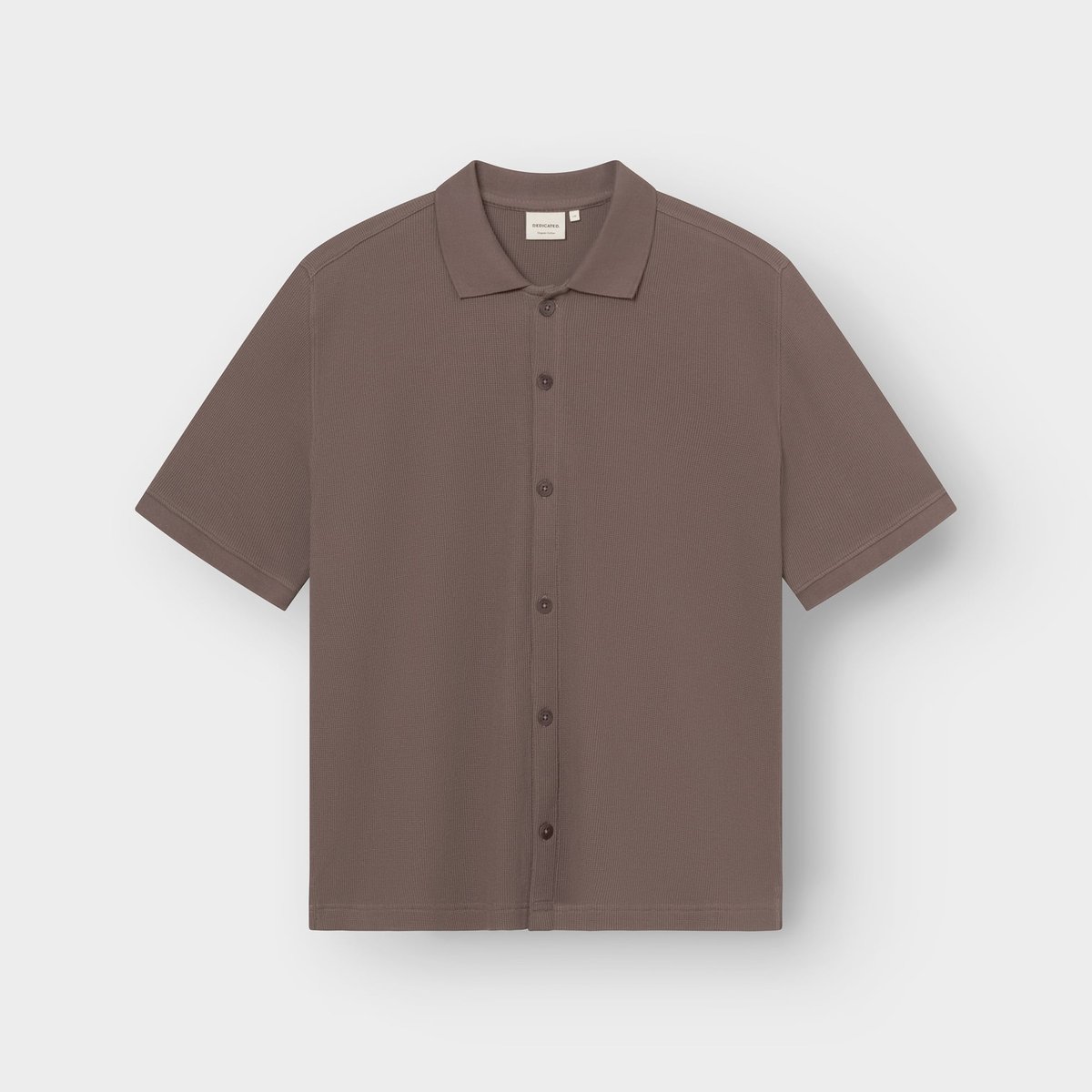 Shirt Falkvik Waffle Sparrow Brown