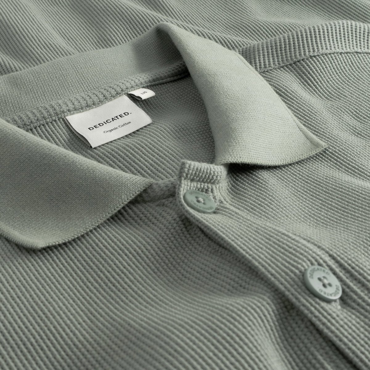 Shirt Falkvik Waffle Iceberg Green