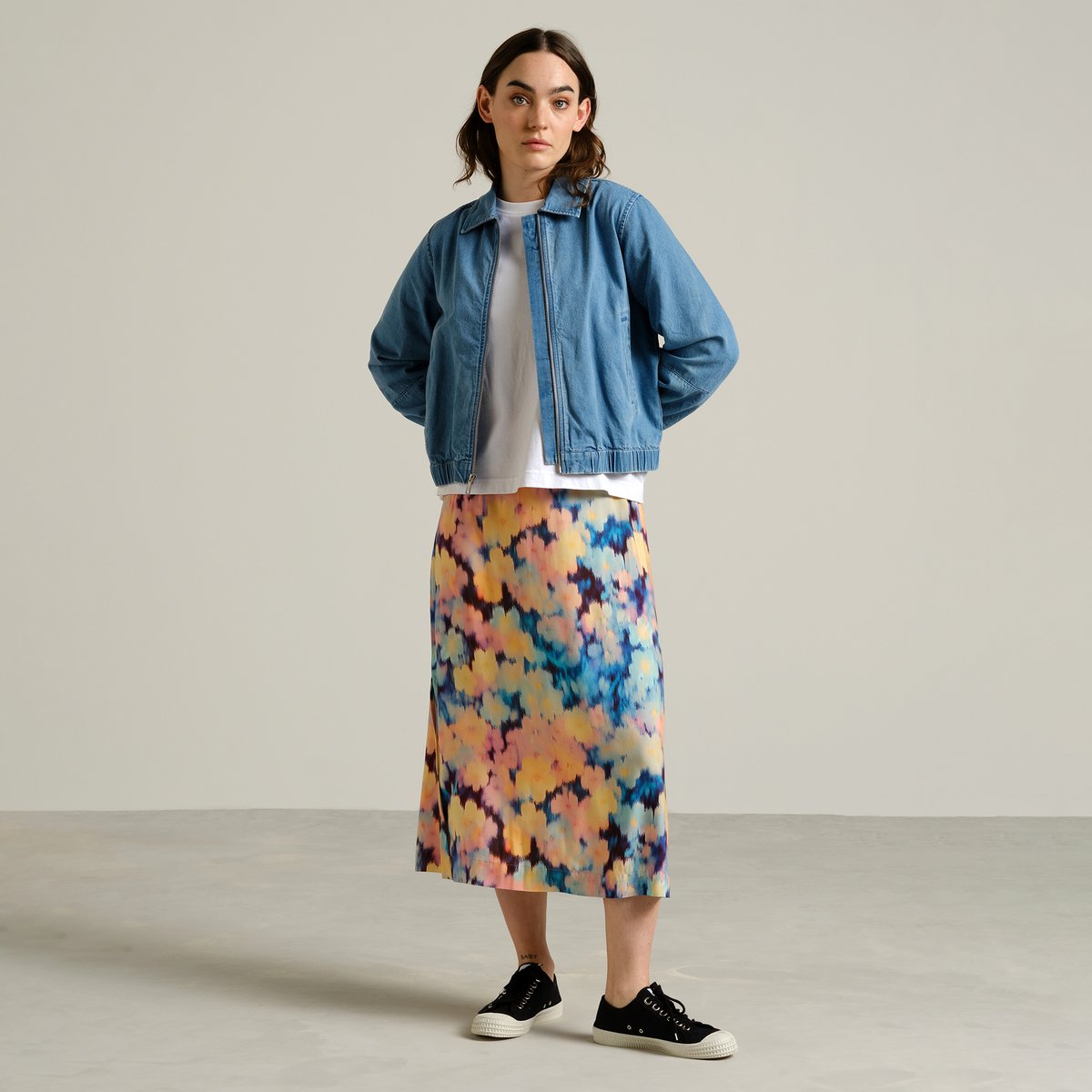 Skirt Viken Ikat Field Multi Color
