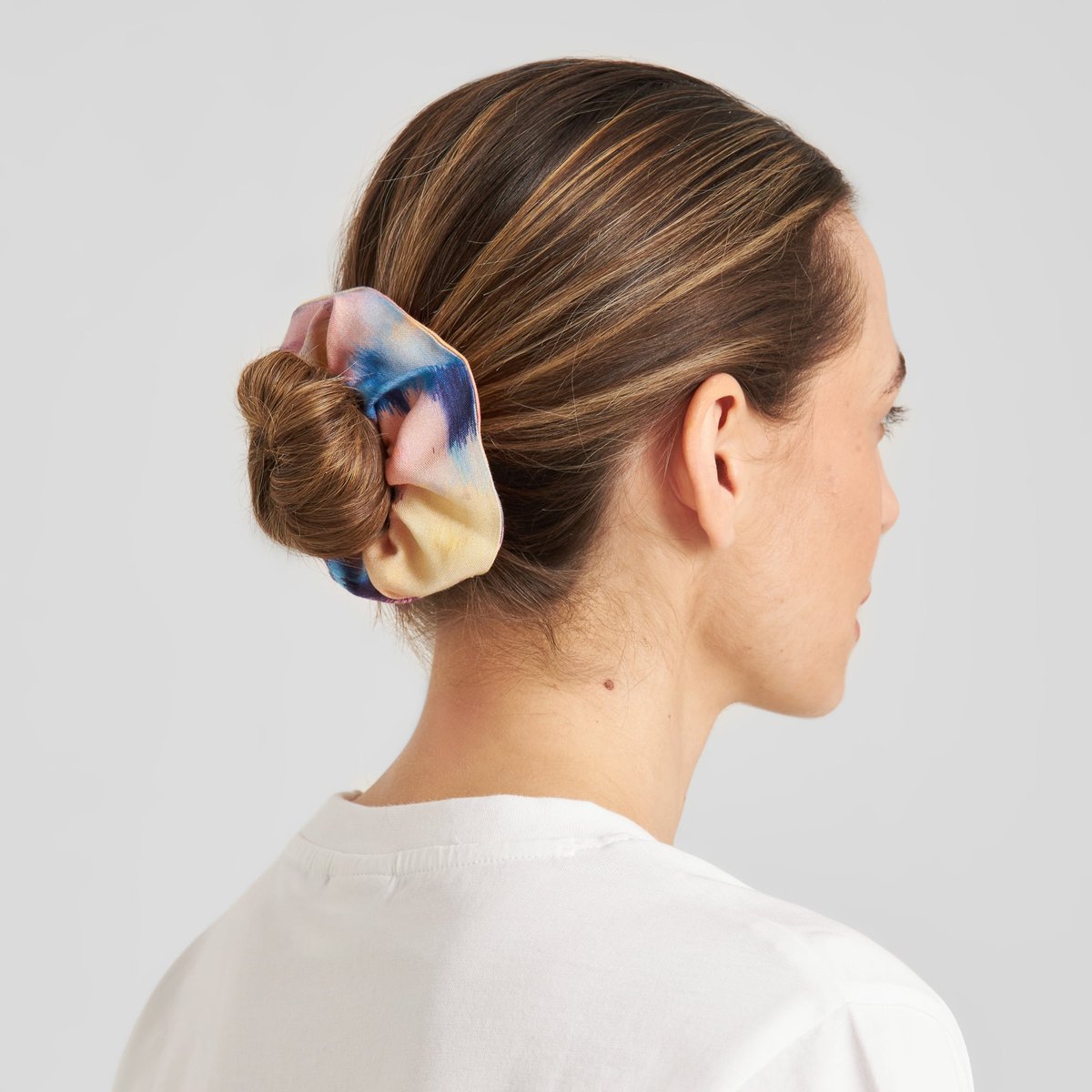 Scrunchie Ikat Field Multi Color