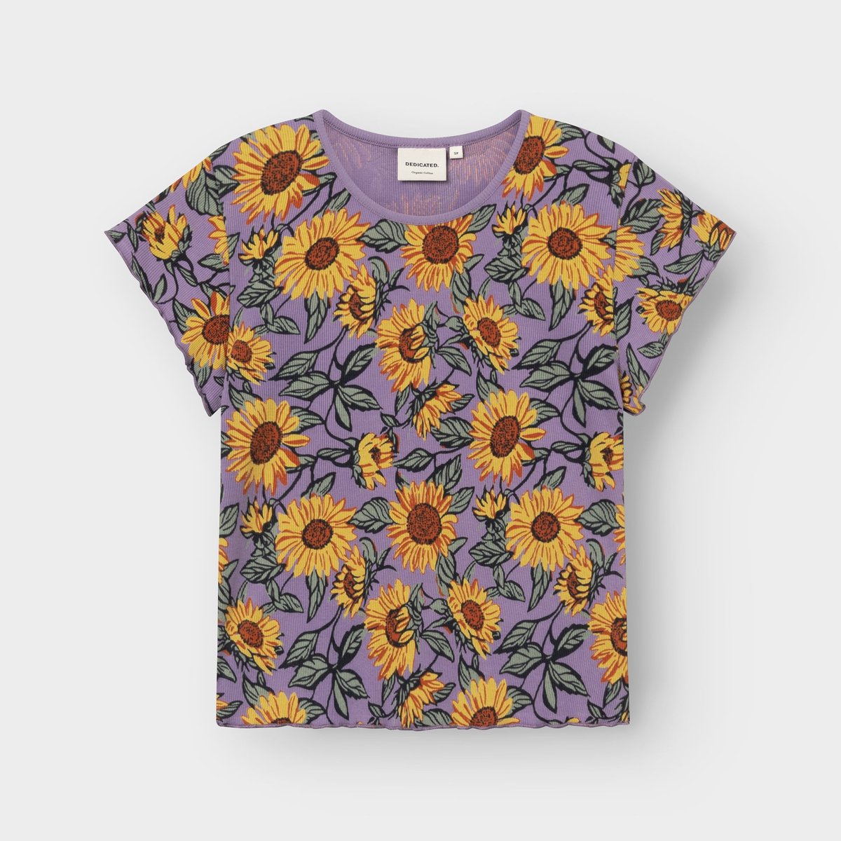 Rib Top Ven Sunflower Haze Purple