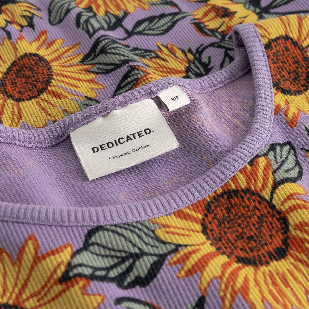 Rib Top Ven Sunflower Haze Purple