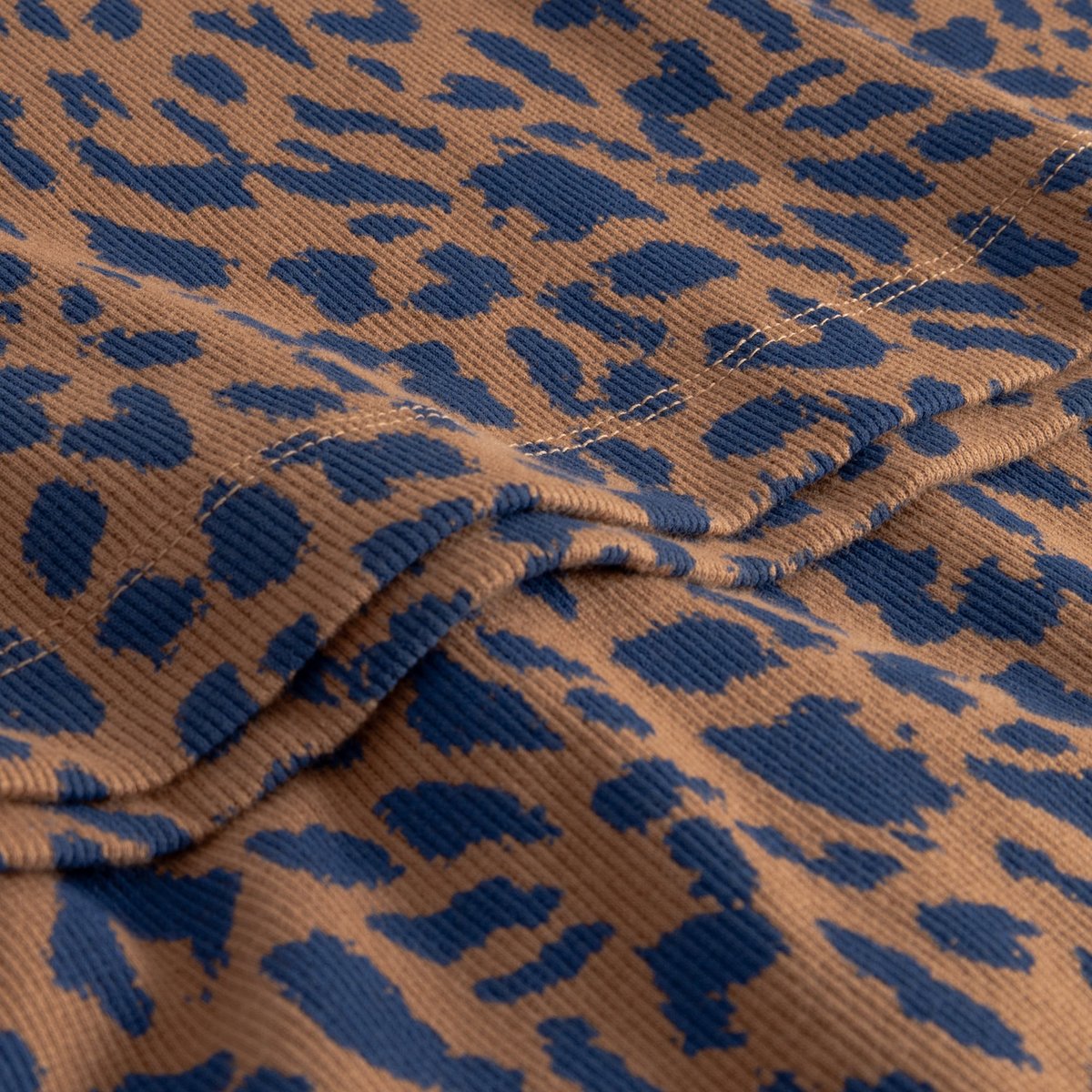 Rib Dress Motala Leopard Light Brown