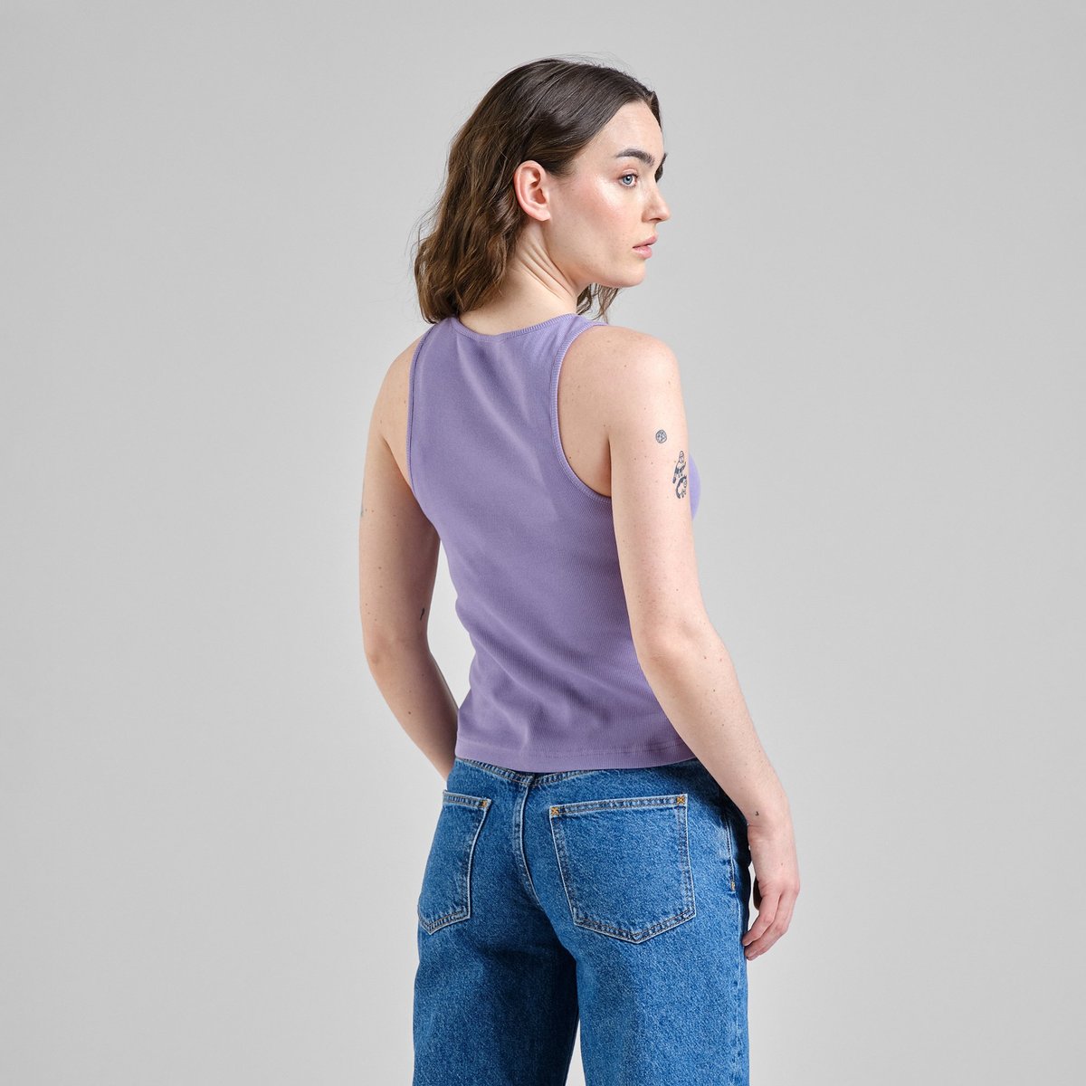 Rib Top Valdermarsvik Haze Purple