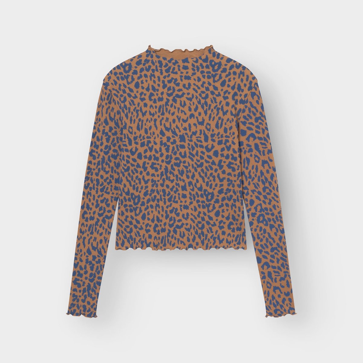Rib Top Ryd Leopard Light Brown