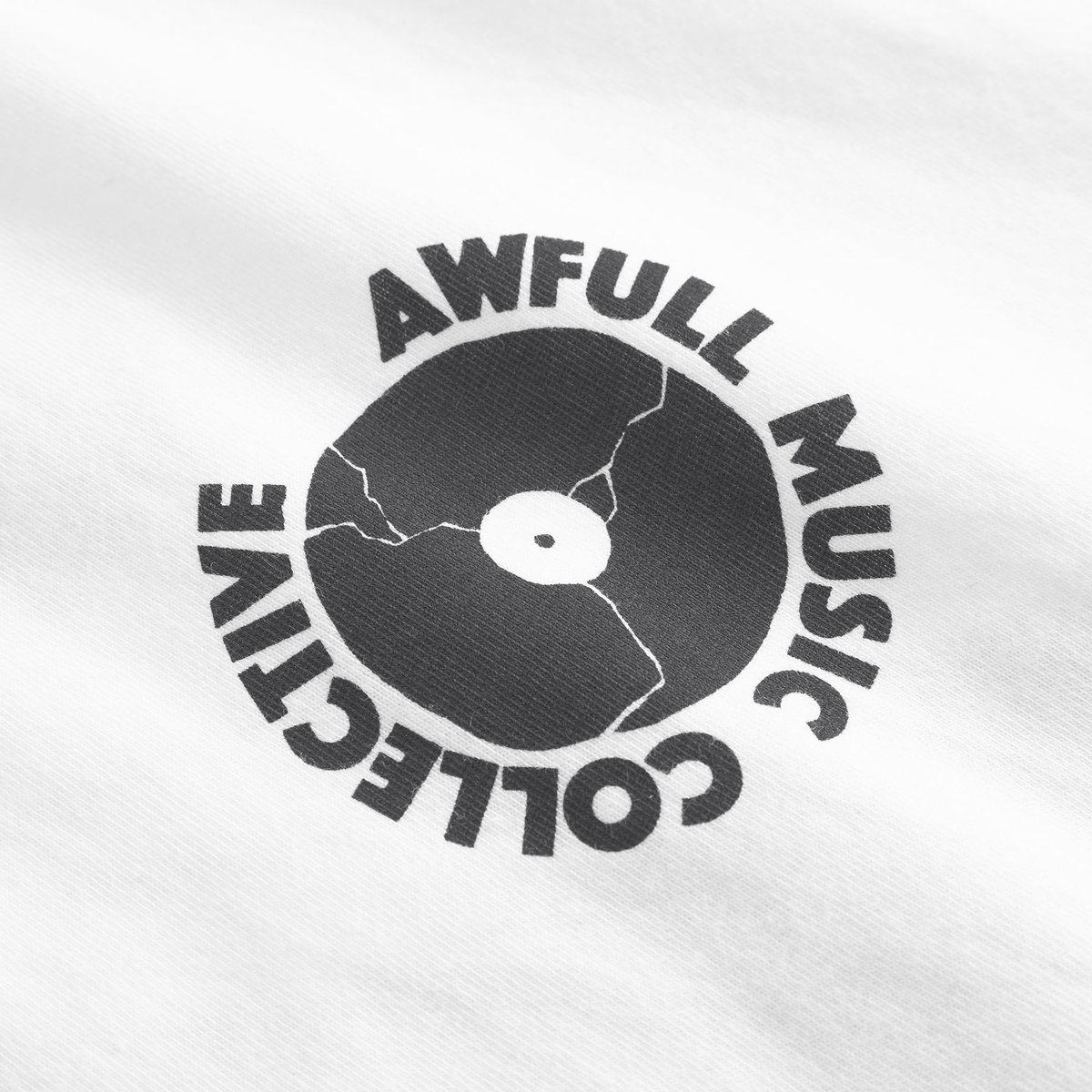 T-shirt Stockholm Awful Music White