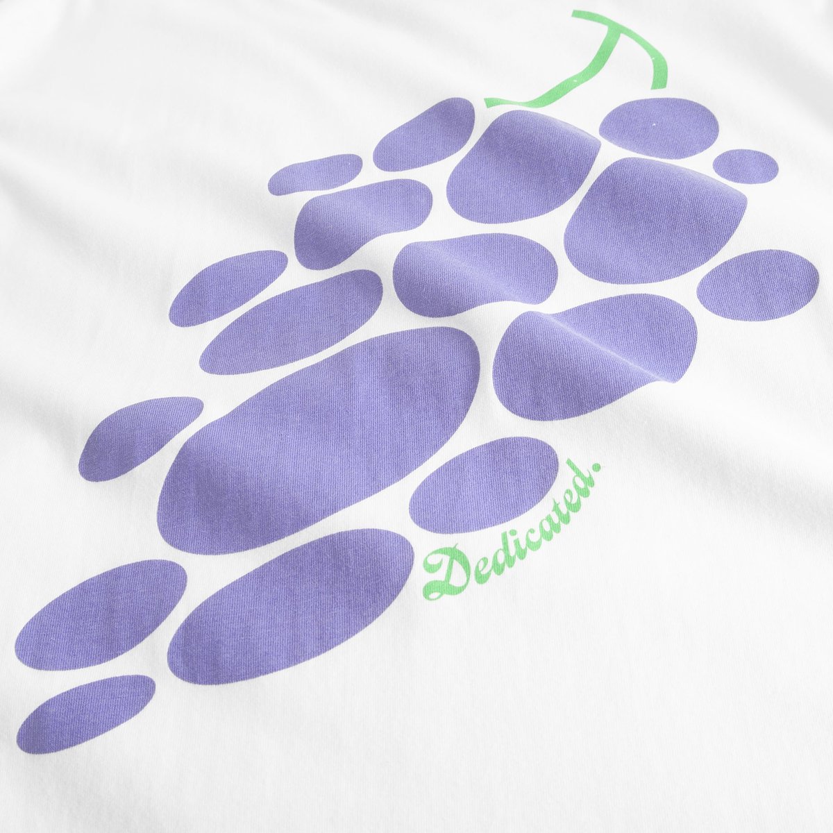 T-shirt Stockholm Dedicated Grapes White