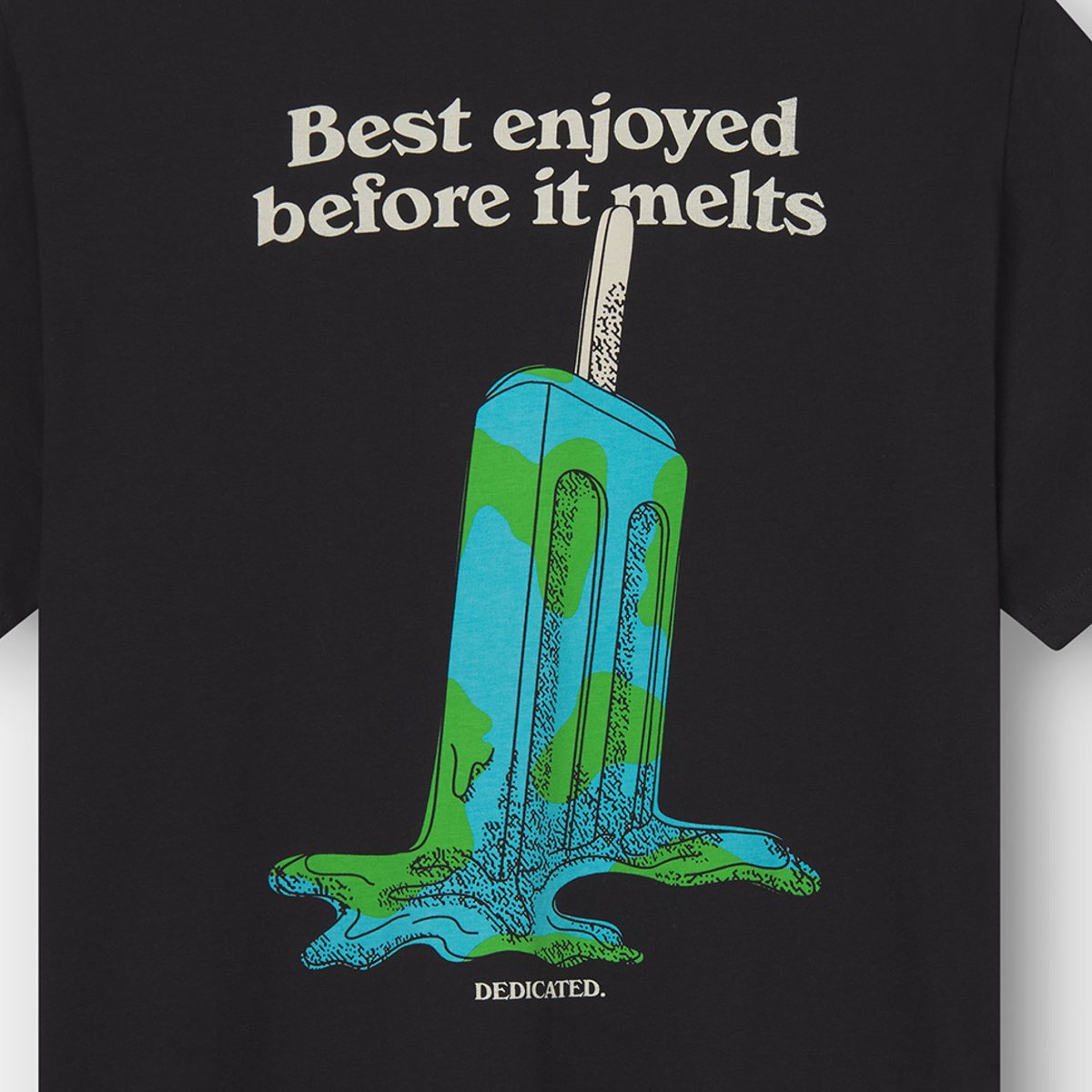 T-shirt Stockholm Enjoy Before It Melts Black