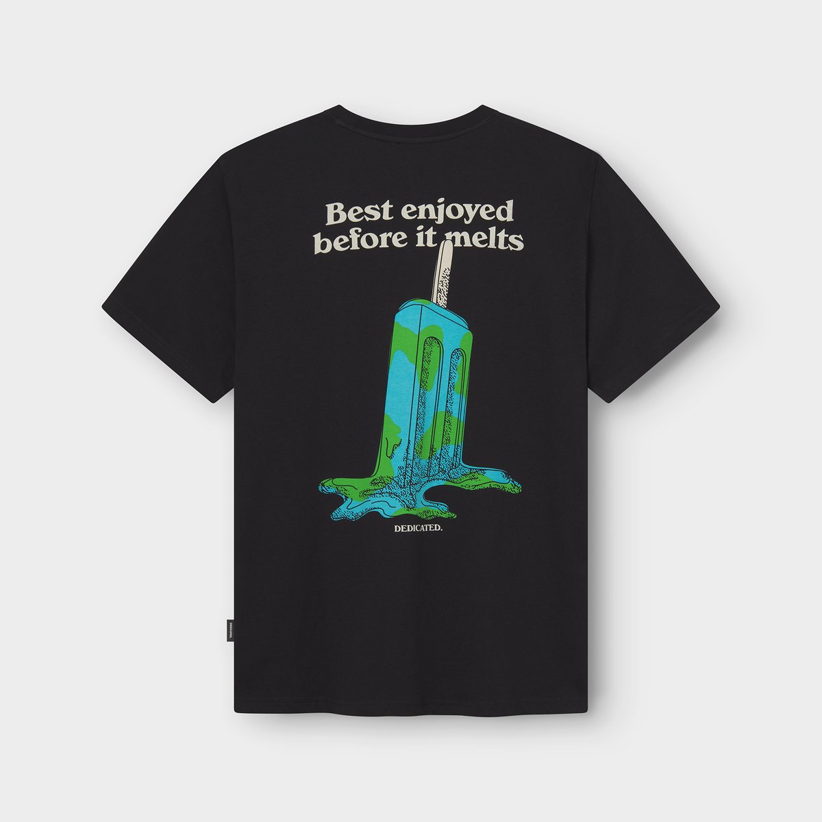 T-shirt Stockholm Enjoy Before It Melts Black