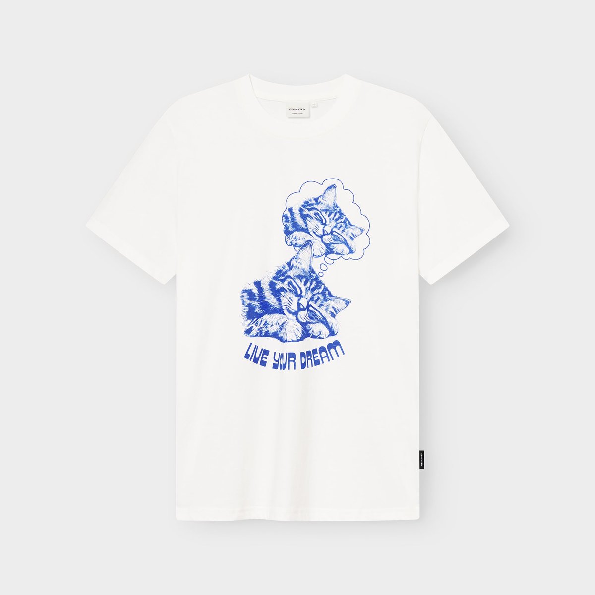 T-shirt Stockholm Live Your Dream Off-White