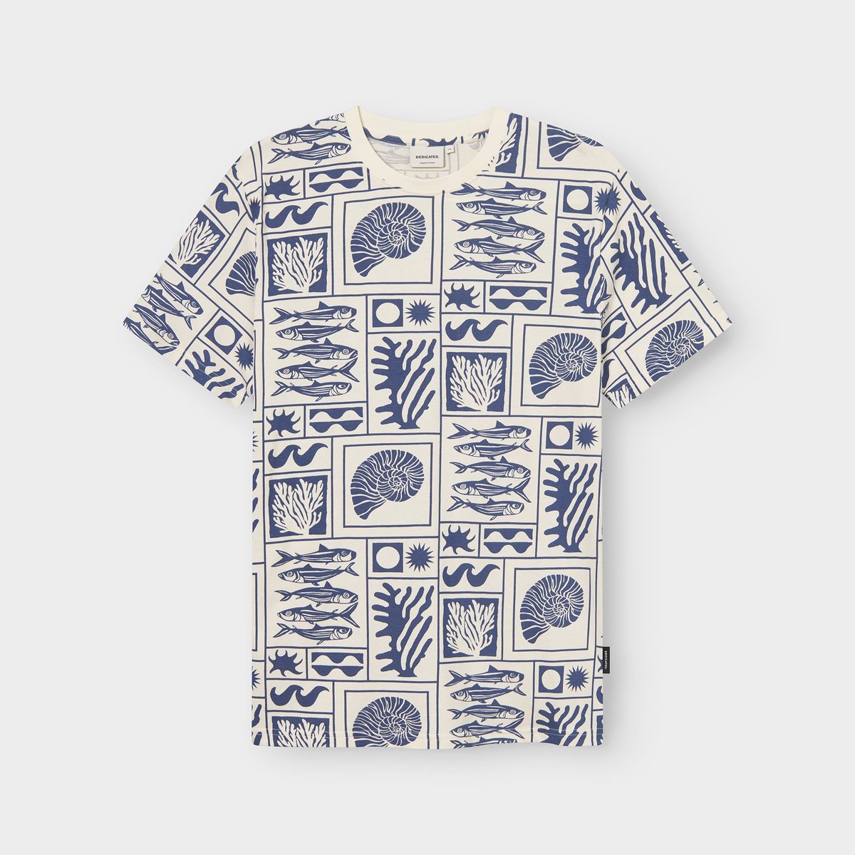 T-shirt Stockholm Ocean Square  Blue