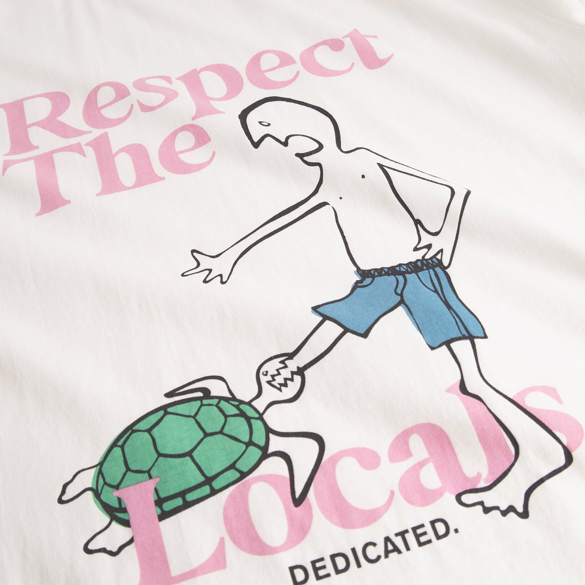 T-shirt Stockholm Respect The Locals Off-White
