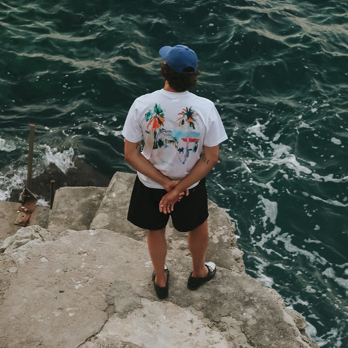 T-shirt Stockholm Siesta Fiesta View Off-White