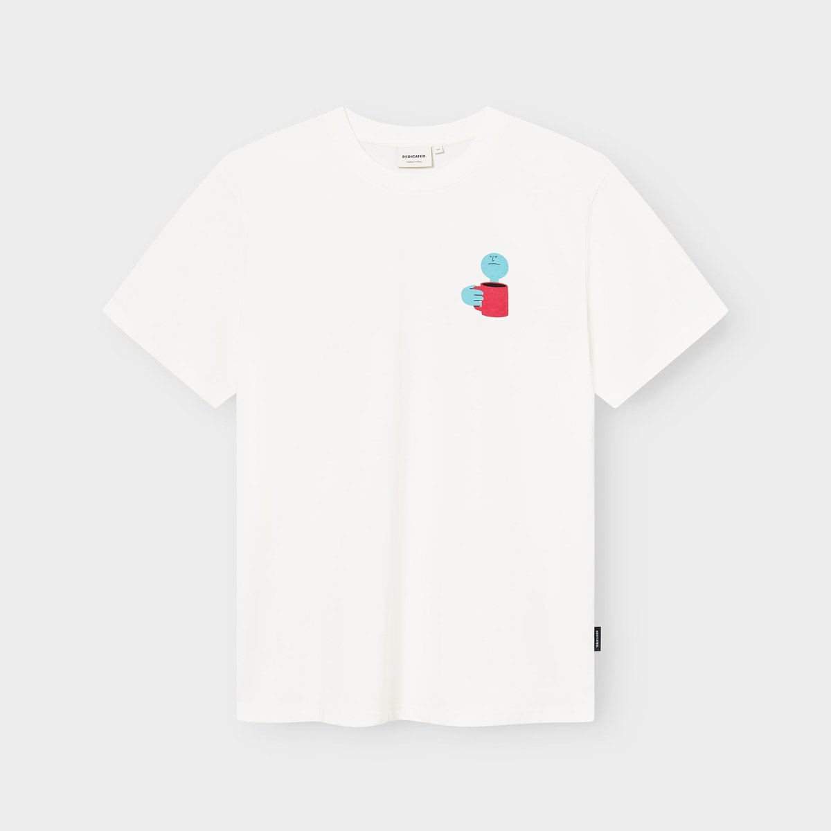 T-shirt Stockholm Smile Cup Off-White