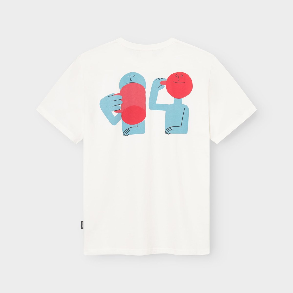 T-shirt Stockholm Smile Cup Off-White