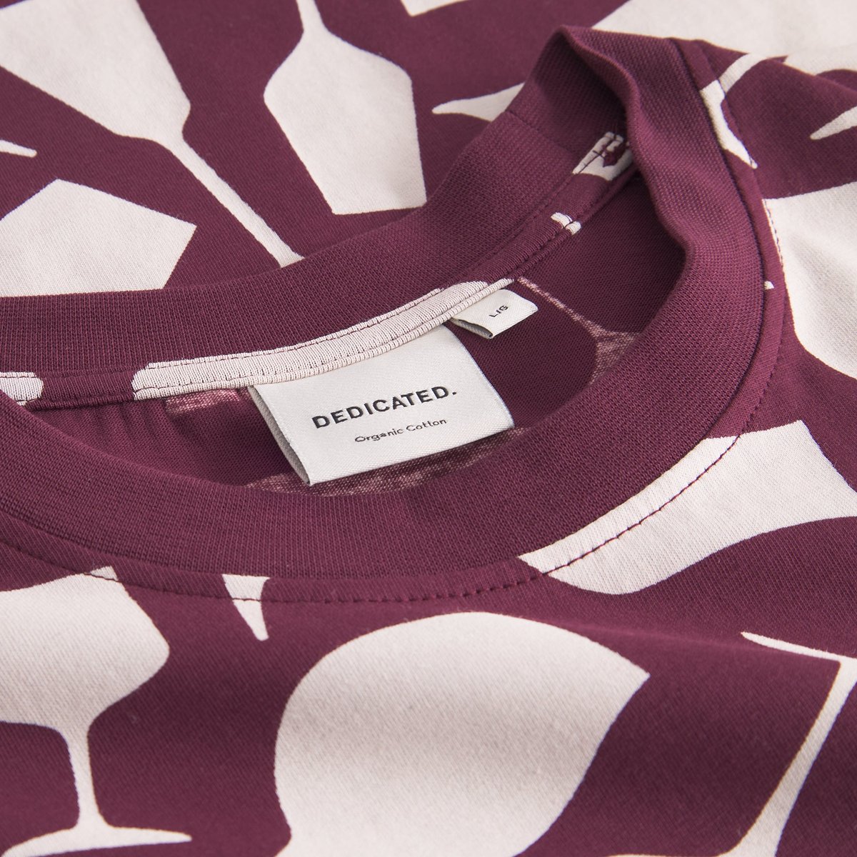 T-shirt Stockholm Wine Cups Fig Red