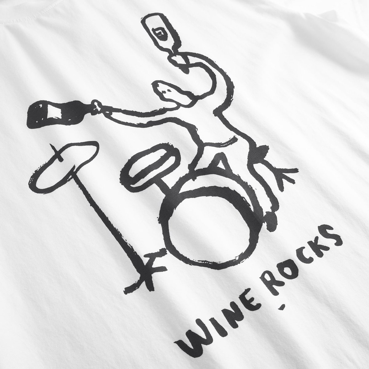 T-shirt Stockholm Wine Rocks White