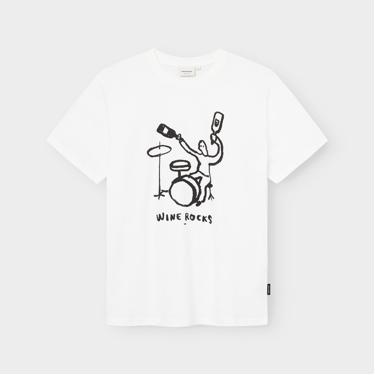 T-shirt Stockholm Wine Rocks White