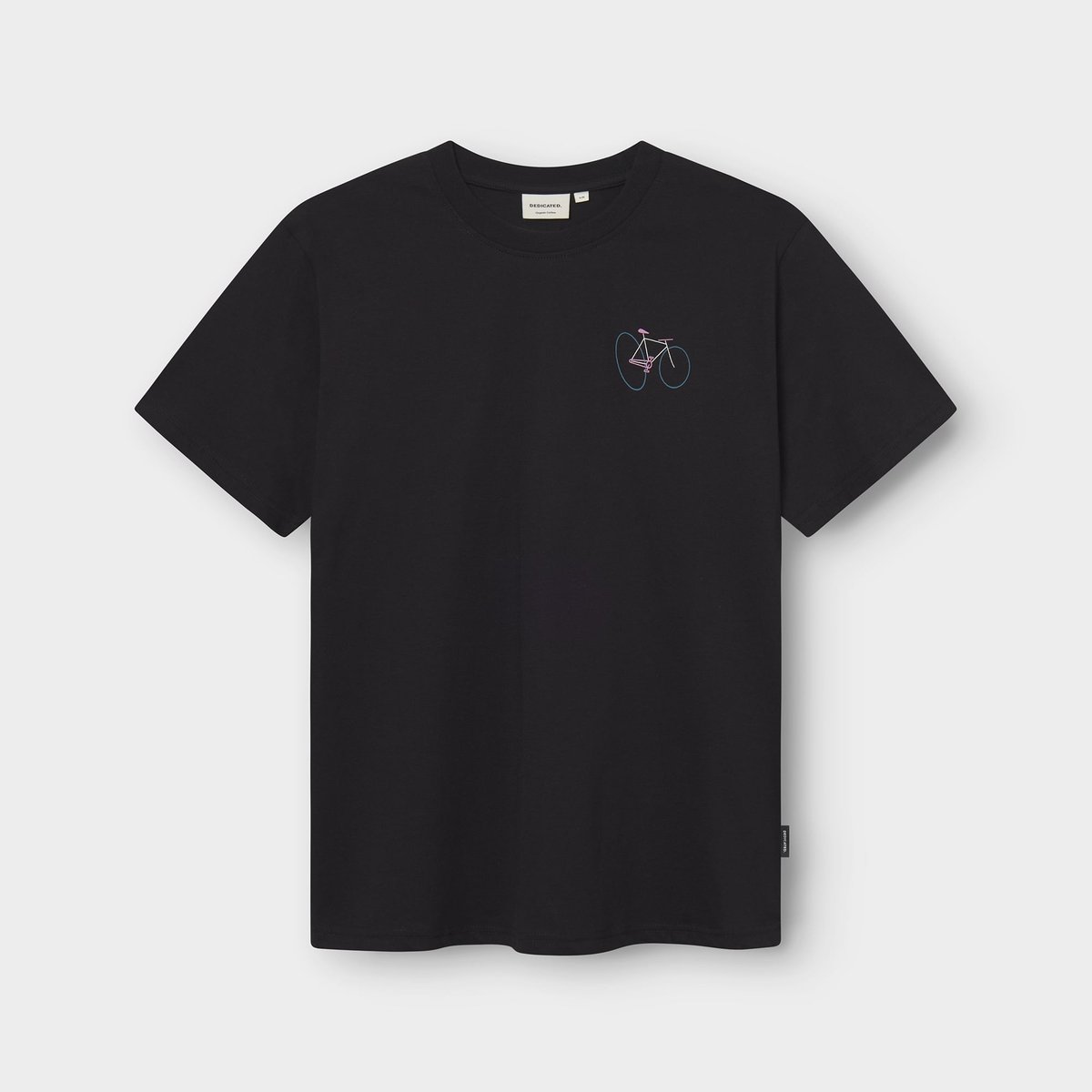 T-shirt Stockholm Wonky Bike Black