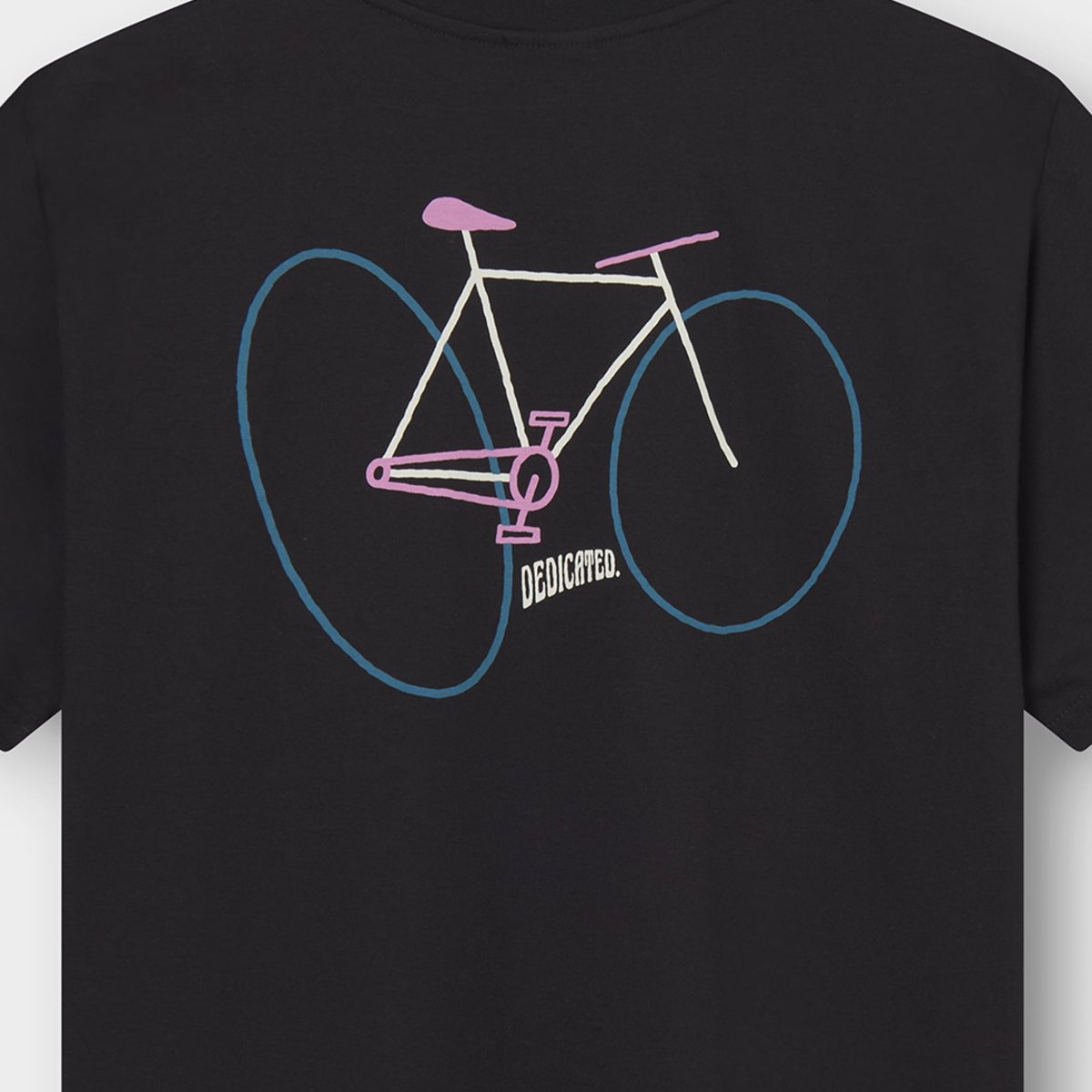T-shirt Stockholm Wonky Bike Black