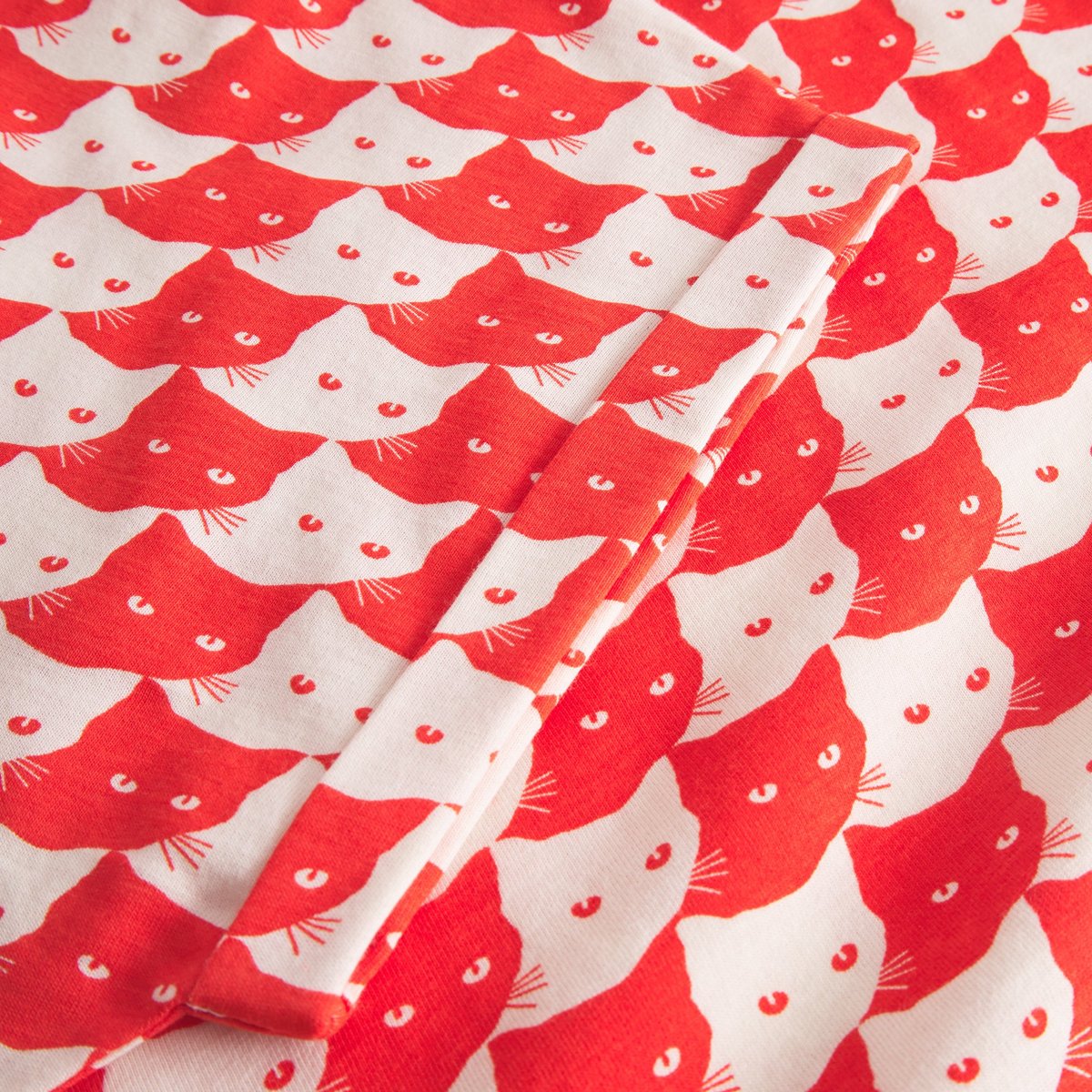 T-shirt Visby Pepita Cats Grenadine Red