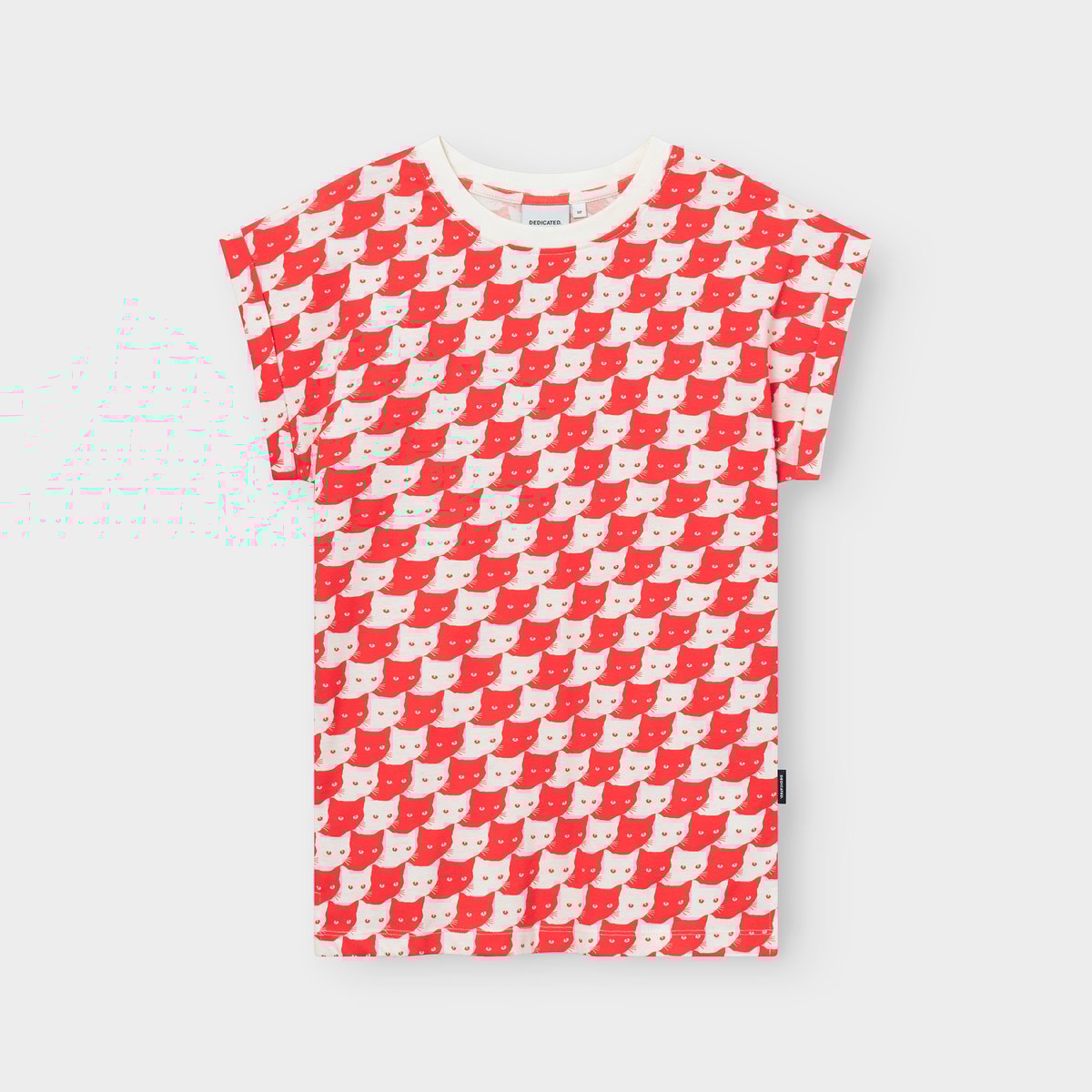 T-shirt Visby Pepita Cats Grenadine Red