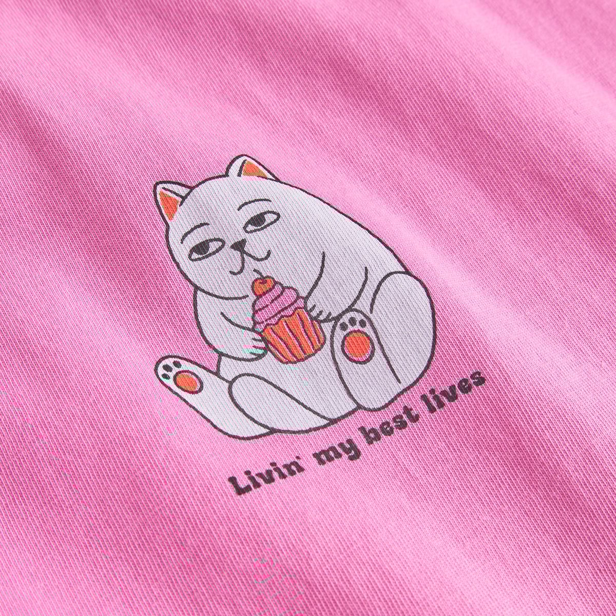 T-shirt Visby Best Lives Moonlite Pink