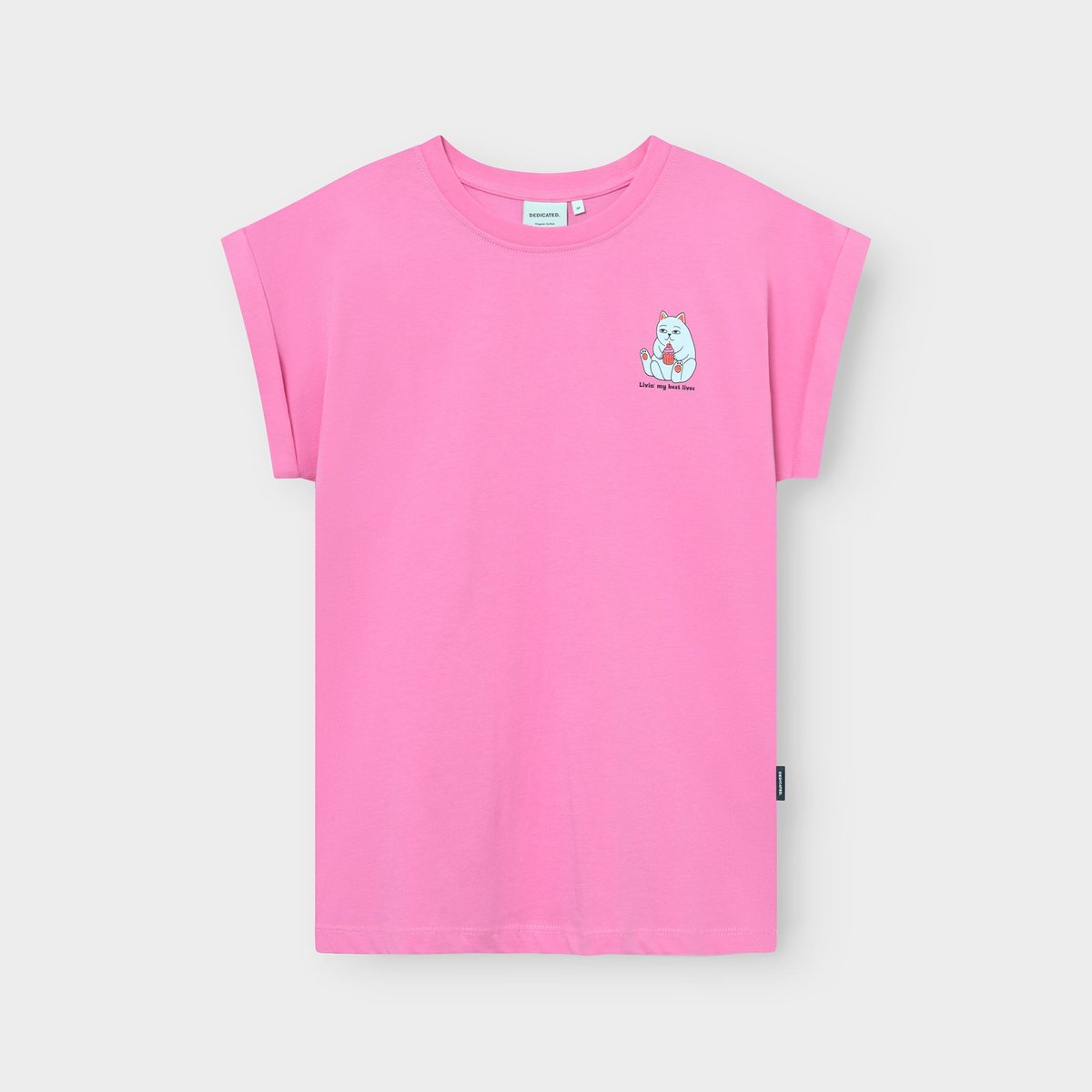 T-shirt Visby Best Lives Moonlite Pink