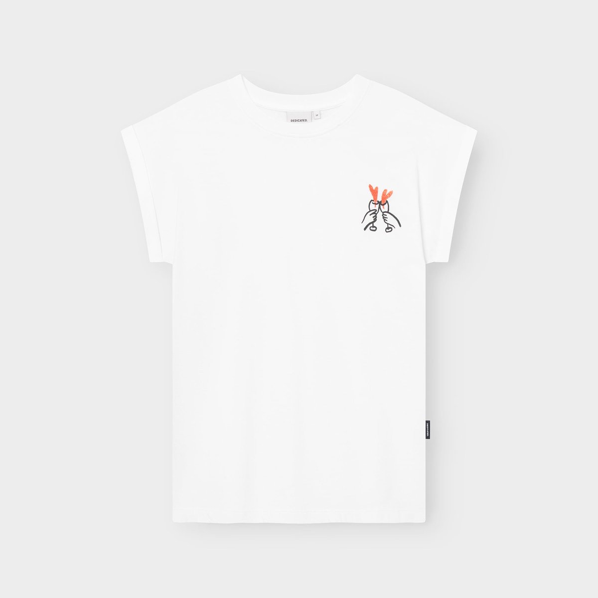 T-shirt Visby Heart Cheers White