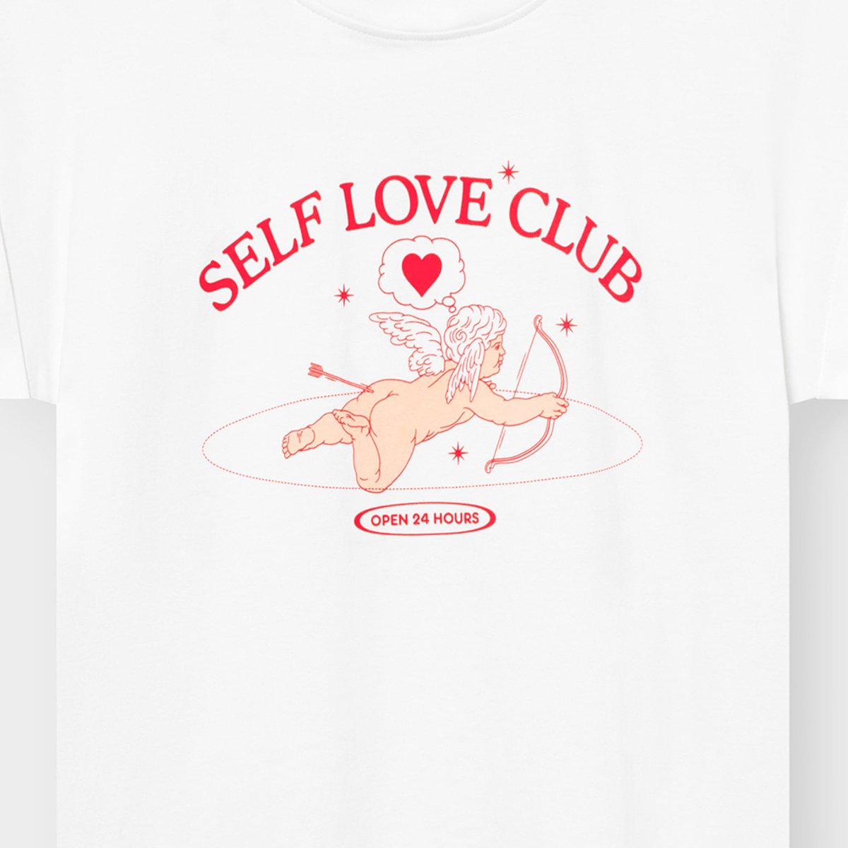 T-shirt Visby Self Love Club White